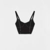 Corset-Style Top With Contrast Seams – Image 2