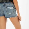 High Waist Denim Shorts – Image 3