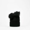 Beanie With Pompoms – Image 3