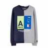Two-tone Sweatshirt With Neon Detail