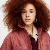 Long Denim Trench Coat With Belt – Image 3